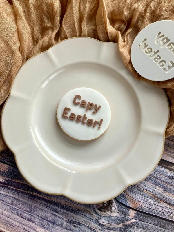 Capy Easter Fondant Stamp Embosser, Capybara, Easter Pun, Funny Easter
