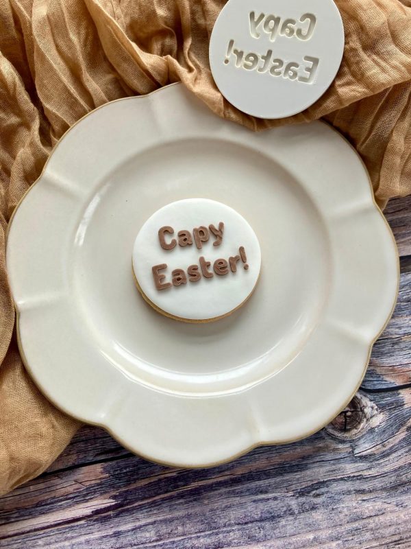 Capy Easter Fondant Stamp Embosser, Capybara, Easter Pun, Funny Easter