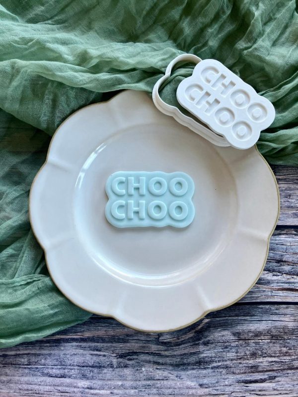 Choo Choo Cookie Cutter and Fondant Embosser