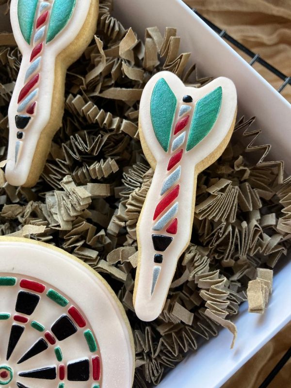Darts Cookie Cutter and Fondant Embosser
