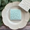 Worst Jokes Best Dad Fondant Stamp Embosser Worst Jokes Best Dad Fondant Stamp Embosser