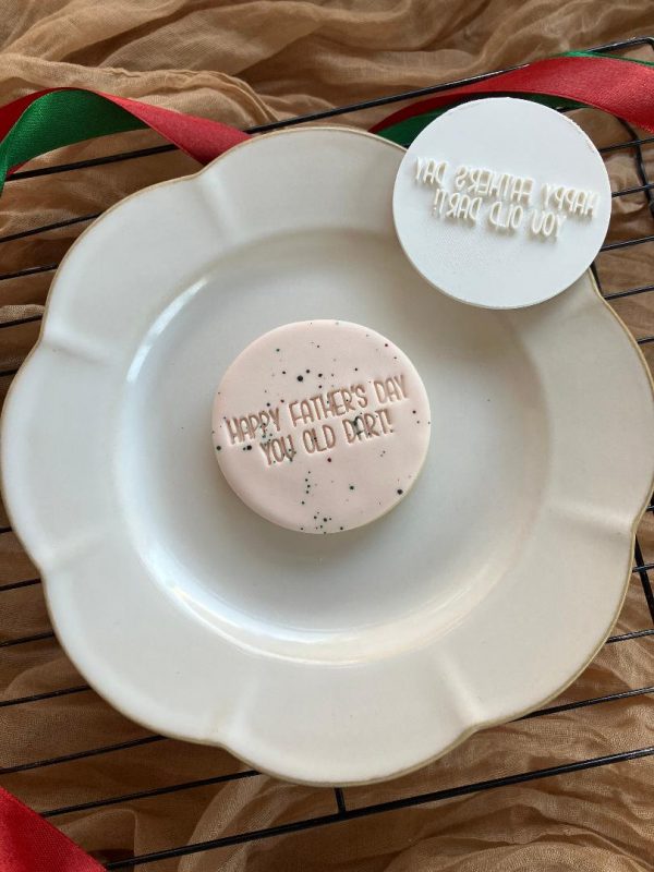 Happy Father's Day You Old Dart Cookie Stamp, Dart Theme, Fathers Day, Darts, Sports, Hobbies, Beer