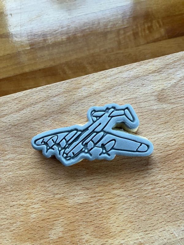 War Plane Cookie Cutter and Fondant Stamp, Army, Military, War, VE Day, Soldier, Bomber