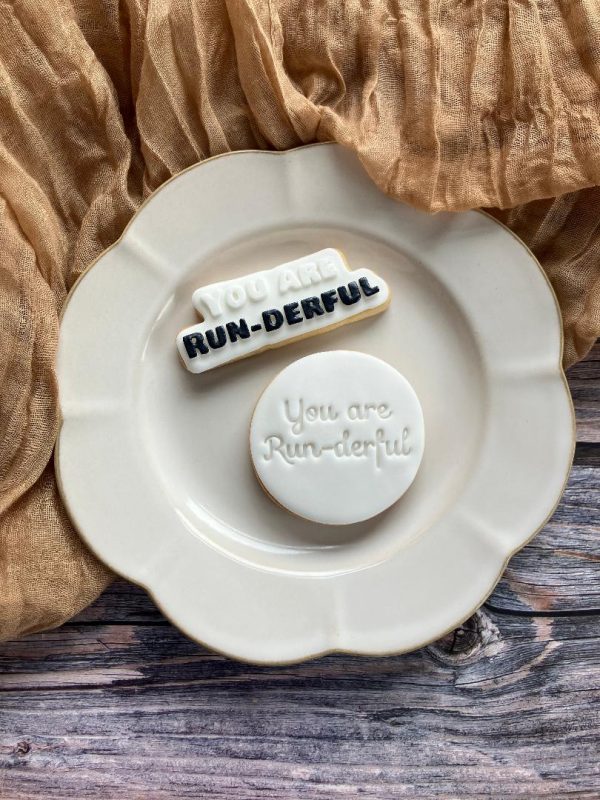 You Are Run-derful Cookie Cutter and Fondant Stamp Embosser