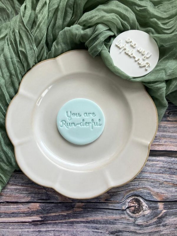 You Are Run-derful Cookie Stamp, Father's Day, Fathers Day, Running, Runner, Wonderful, Run