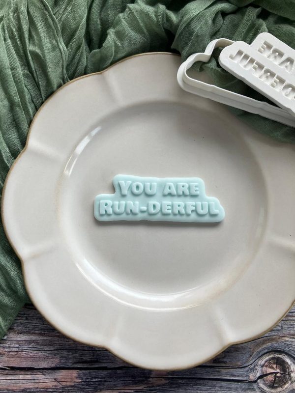 You Are Run-derful Cookie Cutter and Fondant Embosser