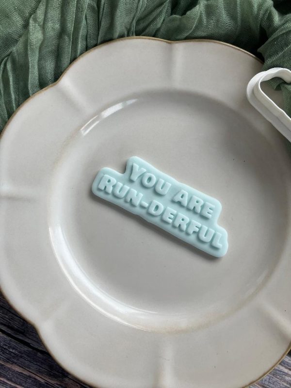You Are Run-derful Cookie Cutter and Fondant Embosser, Father's Day, Sport, Run, Running, Runner, Wonderful