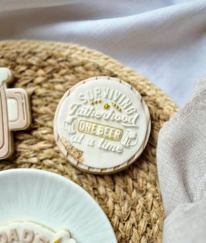 Surviving Fatherhood One Beer at a Time Embosser