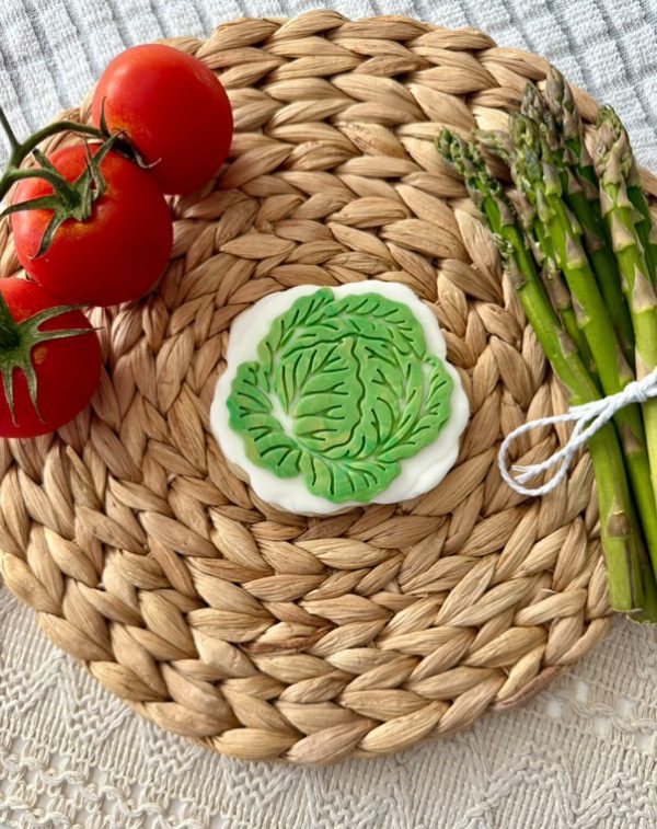 15FBE063-5490-4567-BA2D-0D54725CAE01 Cabbage Cookie Cutter & Fondant Embosser – Vegetable & Garden