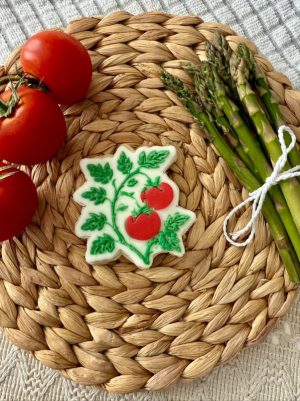Tomato cookie cutter and embosser