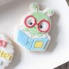 Bookworm Cookie Cutter and Fondant Embosser
