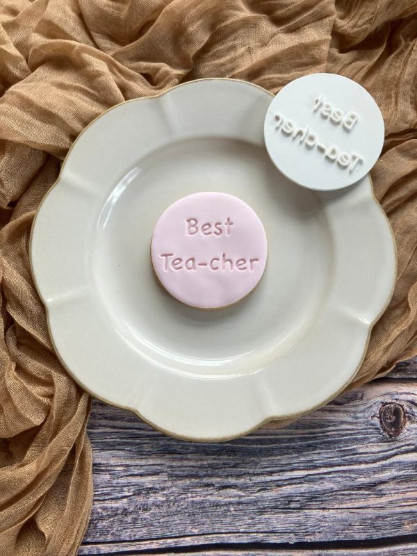 Best Teacher Cookie Stamp Best Teacher Cookie Stamp