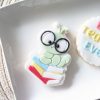 Stack of Books Book Worm Cookie Cutter and Fondant Embosser