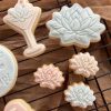 Lotus Cocktail Glass Cookie Cutter and Fondant Embosser