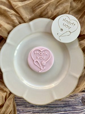 Thank You Fondant Stamp Embosser, Nurse, Doctor, Medical