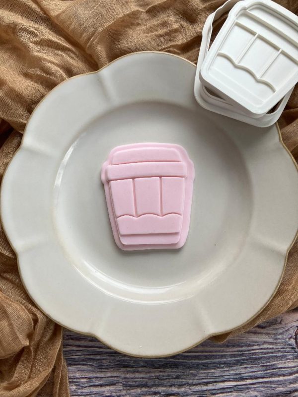 Pencil Latte Cookie Cookie Cutter and Multi Pop Embosser Pencil Latte Cookie Cookie Cutter and Multi Pop Embosser