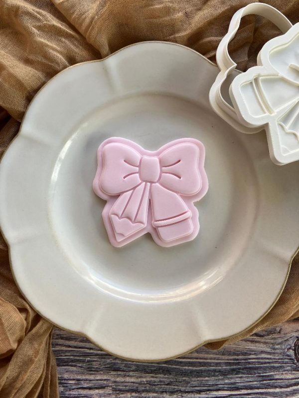 Pencil Bow Cookie Cookie Cutter and Multi Pop Embosser, Teacher, Teaching, Thank You Teacher, Stationery