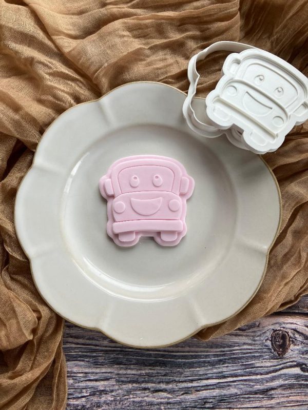 School Bus Cookie Cookie Cutter and Multi Pop Embosser, Teacher, Teaching, Thank You Teacher, Back To School