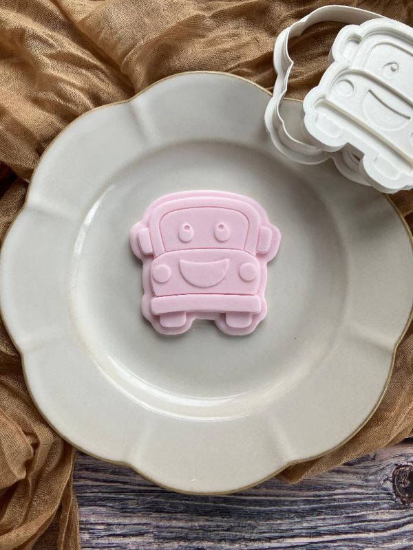 School Bus Cookie Cookie Cutter and Multi Pop Embosser, Teacher, Teaching, Thank You Teacher, Back To School