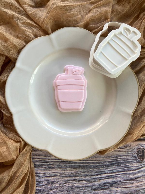 Apple Latte Cookie Cookie Cutter and Multi Pop Embosser, Teacher, Teaching, Thank You Teacher, Thanks A Latte, Coffee Cup