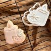 Meditation Candle Cookie Cutter and Fondant Embosser