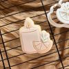 Meditation Candle Cookie Cutter and Fondant Embosser