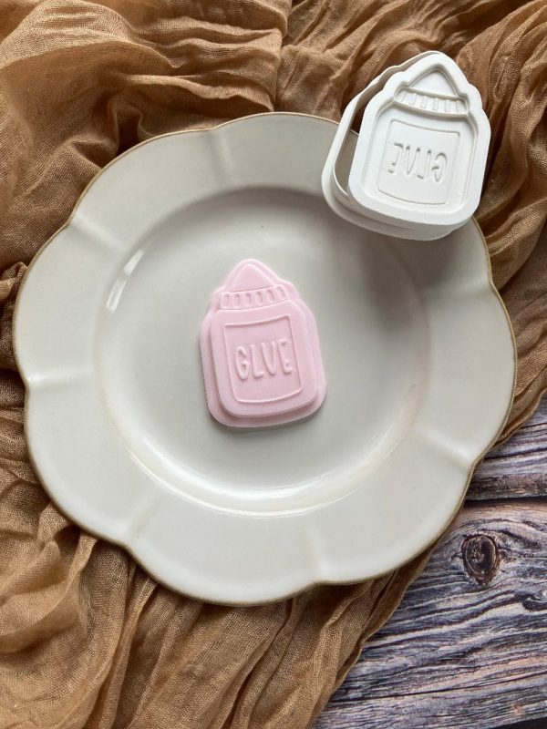 Glue Cookie Cookie Cutter and Multi Pop Embosser, Teacher, Teaching, Thank You Teacher, Back To School, Nursery, Office