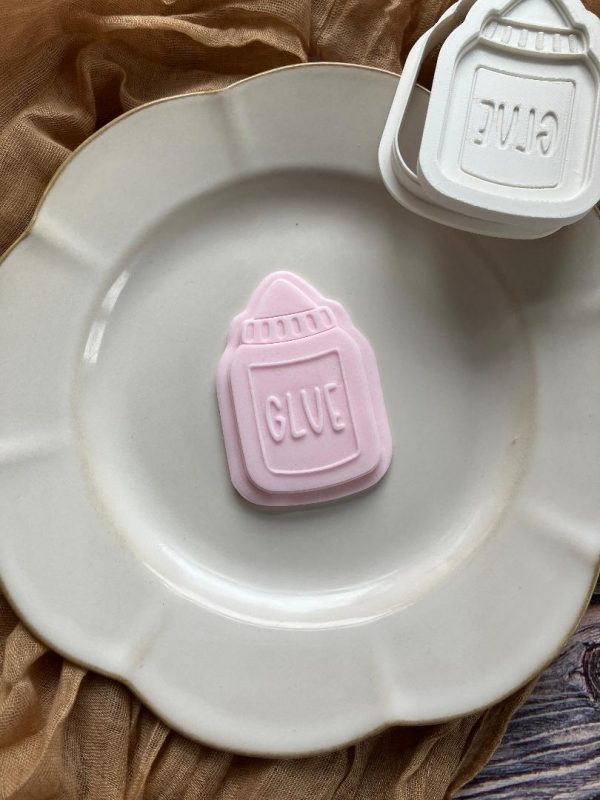 Glue Cookie Cookie Cutter and Multi Pop Embosser, Teacher, Teaching, Thank You Teacher, Back To School, Nursery, Office