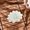 Lotus Flower Cookie Cutter and Fondant Embosser Lotus Flower Cookie Cutter and Fondant Embosser