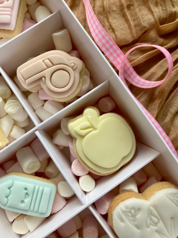 Set of 6 Miniature Cookie Cutters and Embossers, Teacher, Teaching, Thank You Teacher, Back To School, Stationery, Office