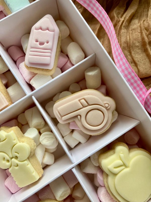 Set of 6 Miniature Cookie Cutters and Embossers, Teacher, Teaching, Thank You Teacher, Back To School, Stationery, Office