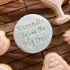 namaste 3 Namaste Before the Big Day Cookie Stamp, Hen Party, Yoga, Retreat, Zen, Relax, Chill, Pamper Day