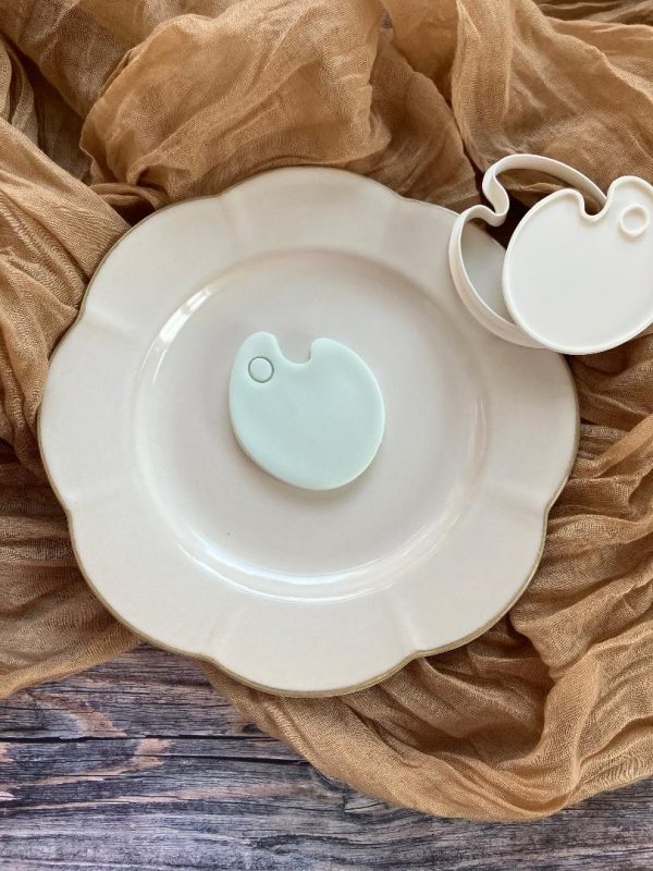 Paint Palette Cookie Cutter and Fondant Stamp