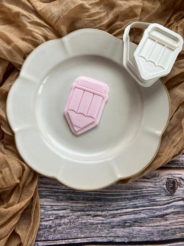 Pencil Cookie Cookie Cutter and Multi Pop Embosser Pencil Cookie Cookie Cutter and Multi Pop Embosser