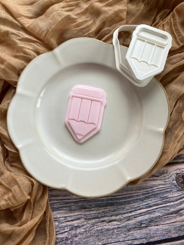 Pencil Cookie Cookie Cutter and Multi Pop Embosser Pencil Cookie Cookie Cutter and Multi Pop Embosser