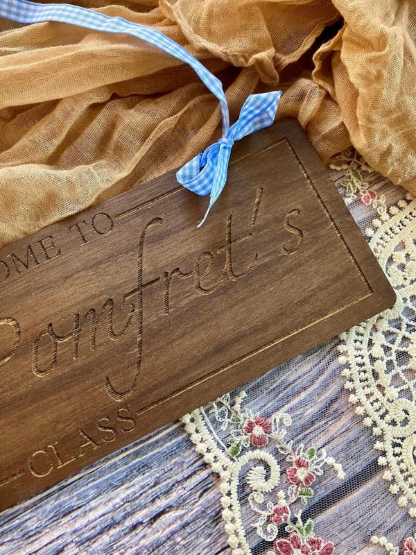 pom 3 Teacher Classroom Sign, Wooden Sign, Thank You Teacher, Teacher Appreciation, Bespoke Signage