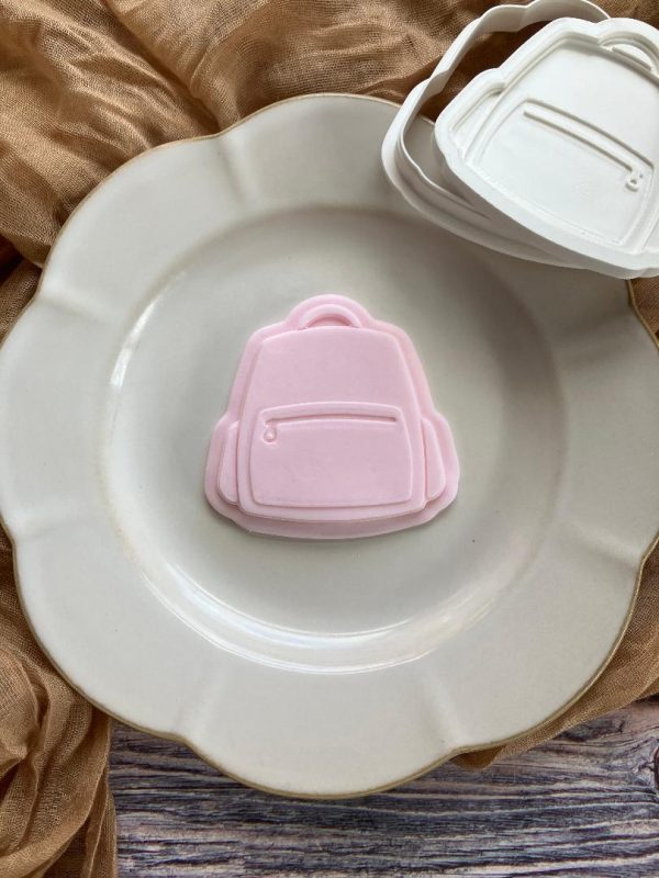 School Bag Cookie Cookie Cutter and Multi Pop Embosser School Bag Cookie Cookie Cutter and Multi Pop Embosser
