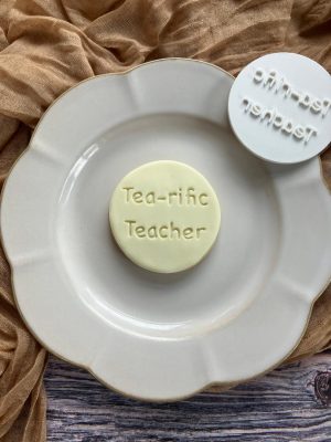 Tea-rific Teacher Cookie Stamp