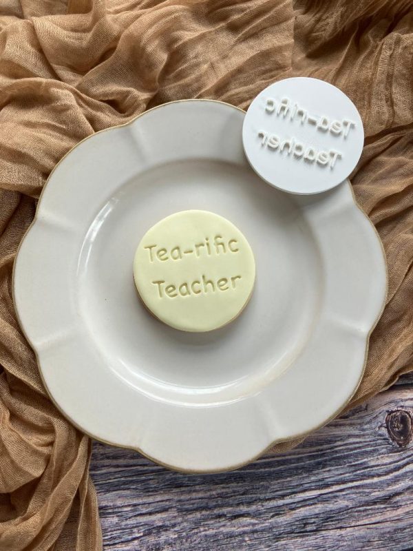 tea teacher 2 Tea-rific Teacher Cookie Stamp, Tea Theme, Afternoon Tea, Thank You Teacher, Brew, Bestie