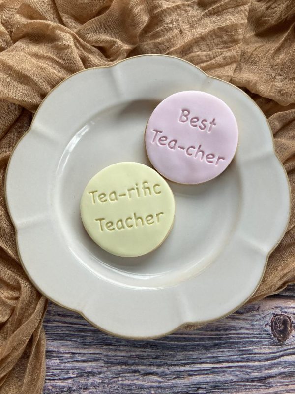 Tea-rific Teacher Cookie Stamp Tea-rific Teacher Cookie Stamp