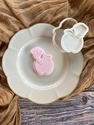 Worm In An Apple Cookie Cookie Cutter and Multi Pop Embosser