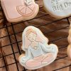 Yoga Bride Cookie Cutter and Fondant Embosser Yoga Bride Cookie Cutter and Fondant Embosser