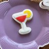 Cocktail Cookie Cutter & Fondant Stamp – Cosmo Party
