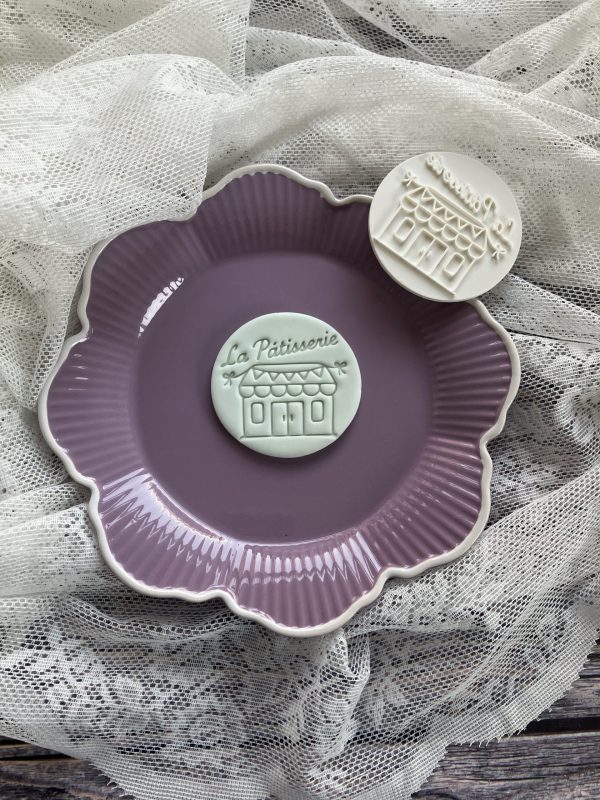 La Patisserie Cookie Stamp, Paris, France, French, Cute