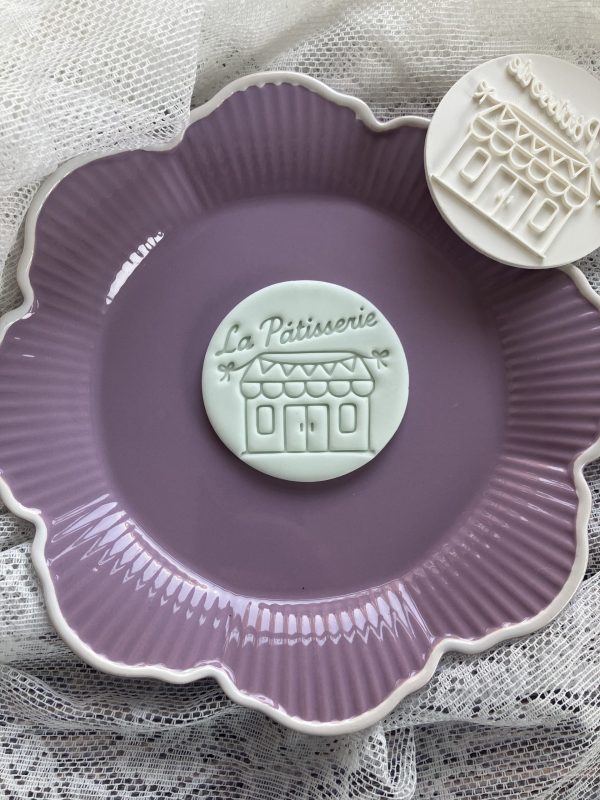 La Patisserie Cookie Stamp, Paris, France, French, Cute