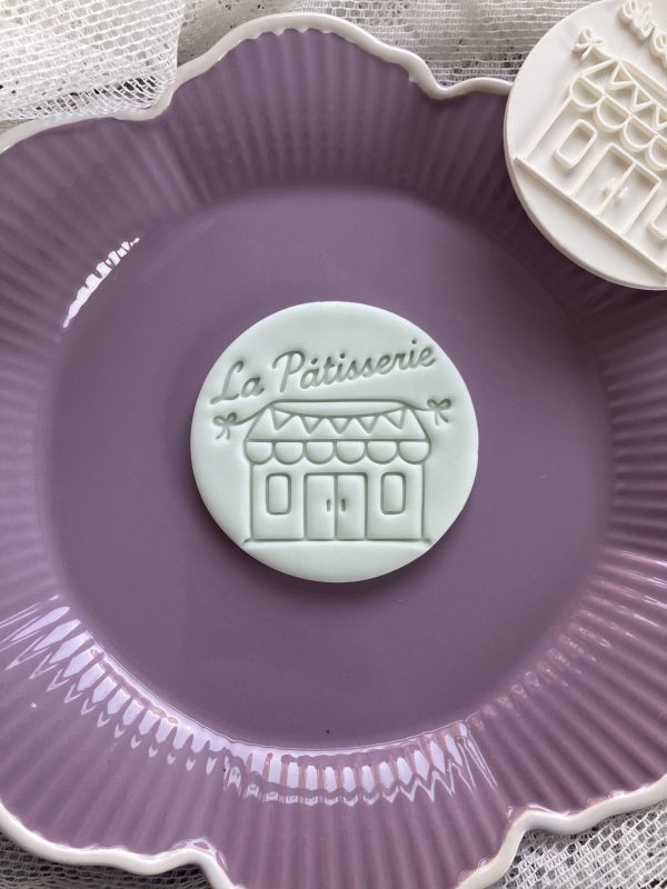 La Patisserie Cookie Stamp, Paris, France, French, Cute