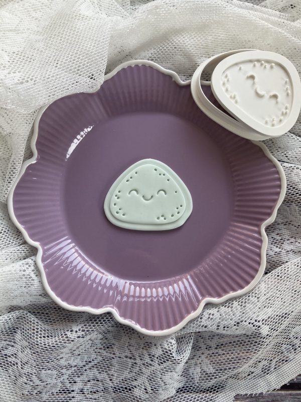 Rock Cookie Cutter and Fondant Stamp Embosser, You Rock, Smiley Stone