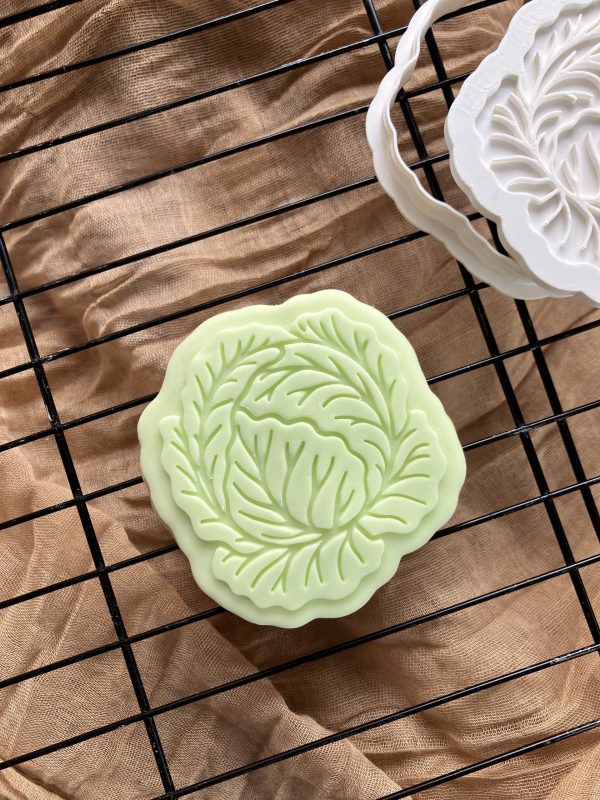 IMG_8581 Cabbage Cookie Cutter & Fondant Embosser – Vegetable & Garden