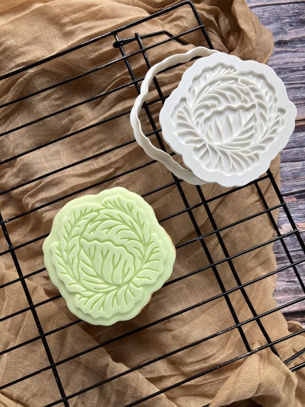 IMG_8582 Cabbage Cookie Cutter & Fondant Embosser – Vegetable & Garden