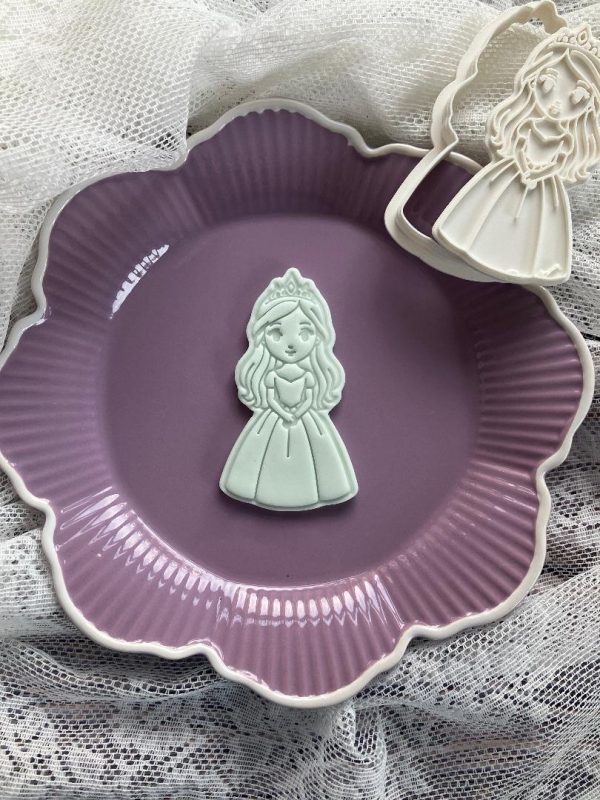 Princess Cookie Cutter and Fondant Stamp